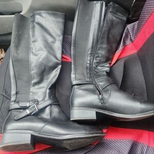 Steve Madden Black Over the Knee Boots